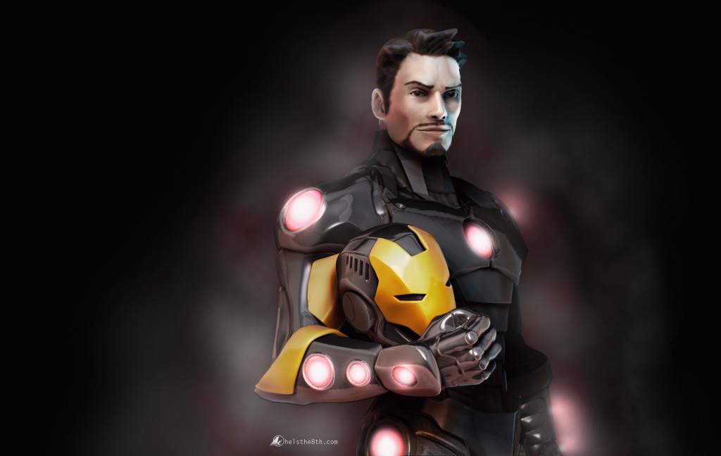 iron man render