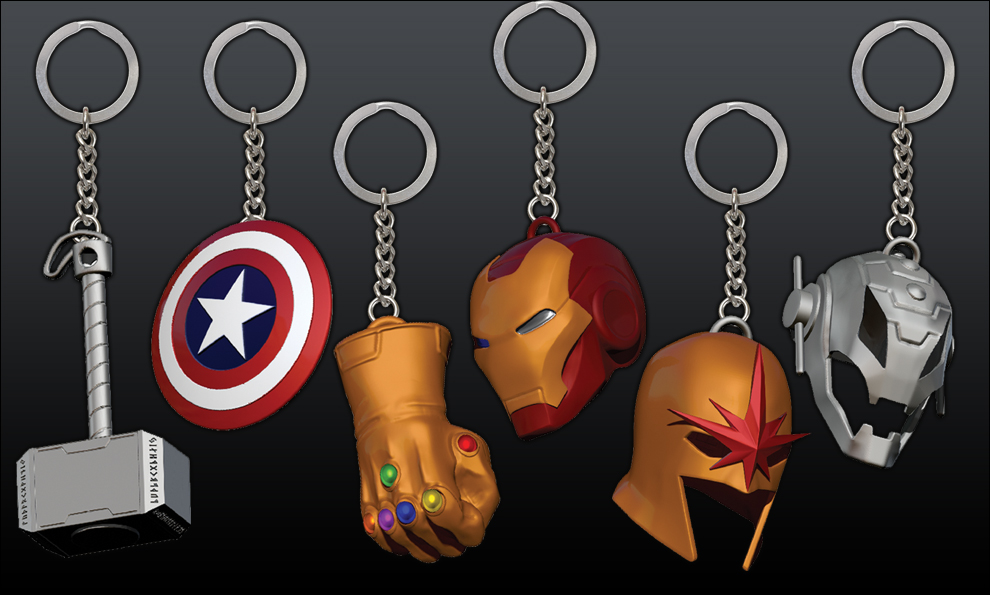 Porte-clés Marvel - Metal Keychains