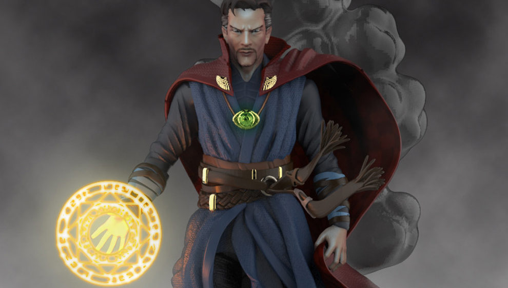 Doctor Strange statue