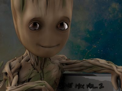 Baby Groot & mixtape bust bank