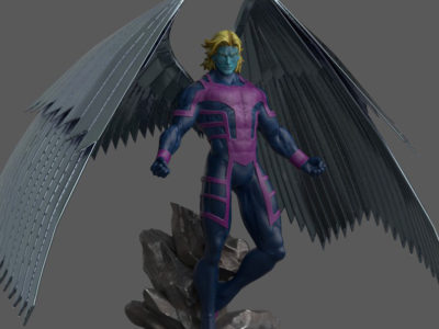 Archangel statue