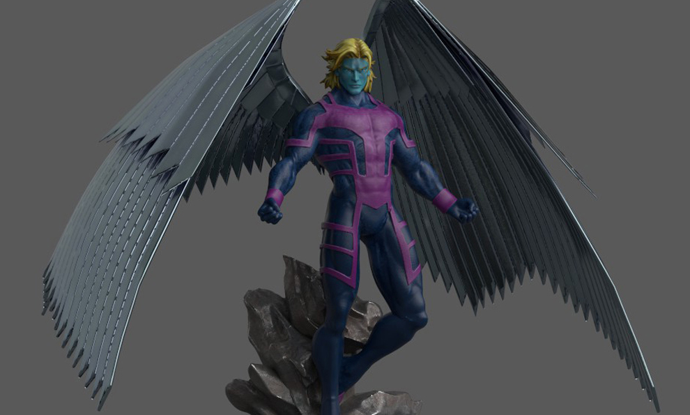 Archangel statue