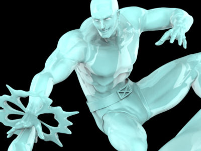 Iceman statue