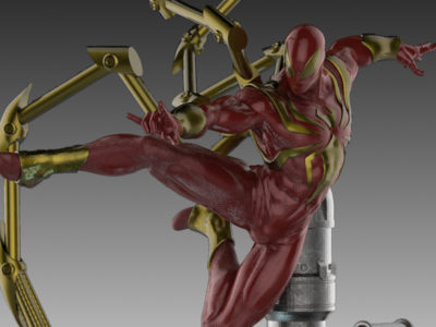 Iron Spider Statue