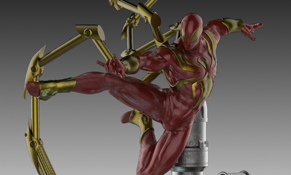 Iron Spider Statue