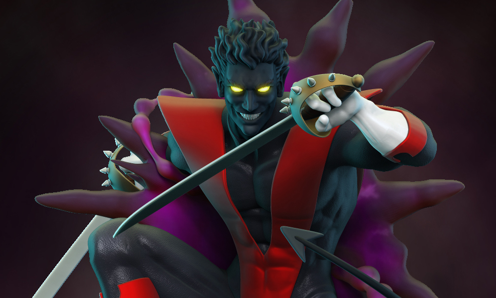 Nightcrawler statue
