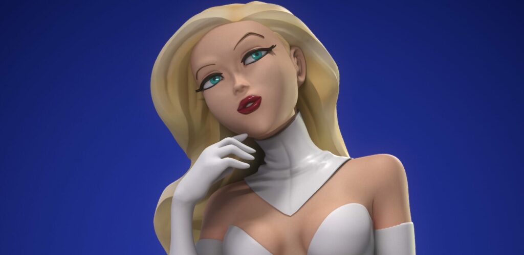 Emma Frost by Bruce Timm
