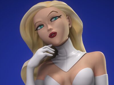 Emma Frost by Bruce Timm